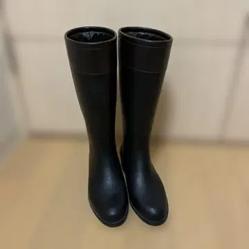 오타루 제1 고무 러버 부츠 블랙 22.5