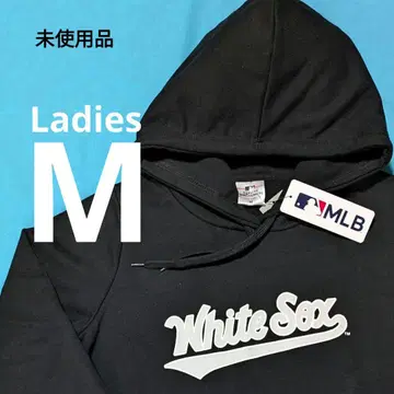 남녀 공용 [ 미사용품 Ladies M ] 화이트 양말 후드티 후디