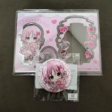 수호캐릭터 마루쿠지 발레코어 아크릴 디오라마 캔뱃지 히나모리 아무