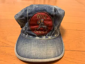 WEIRDO 데님 워크캡 에이징 가공