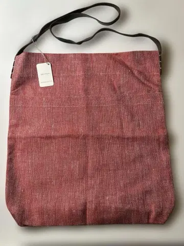 fog linen work 리투아니아 린넨 100% 숄더백 빨간색
