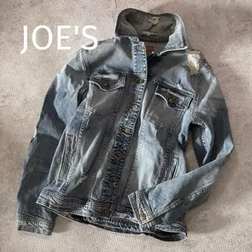 JOE'S 데미지 가공 데님 자켓 S 빈티지 데님 G 자켓