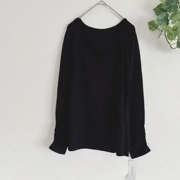 벨메종 이너 새상품 블랙 라운드넥 M