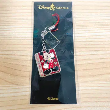 새상품 Disney 디즈니 카드 클럽 미키마우스 스트랩 익명 배송