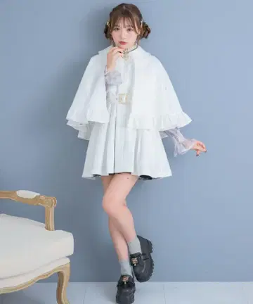 로지타 ROJITA 망토 코트 화이트