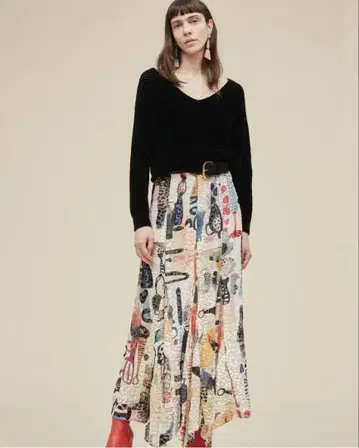 [ 레어 ] Rachel Comey 올 패턴 스커트