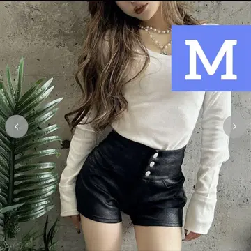 아베일 Shoko x SUREVE 숏팬츠 블랙 M 미사용 새상품