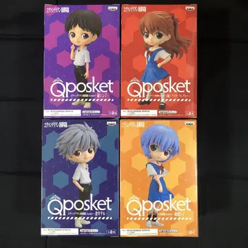에반게리온 Qposket 피규어 4체 세트