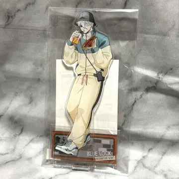 나기 세이시로 블루 록 아크릴 스탠드 갓 구운 빵과 테이크아웃 드링크