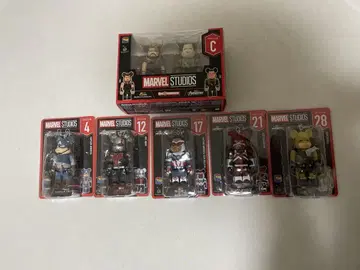 베어브릭 해피 복권 MARVEL STUDIOS 5체 세트