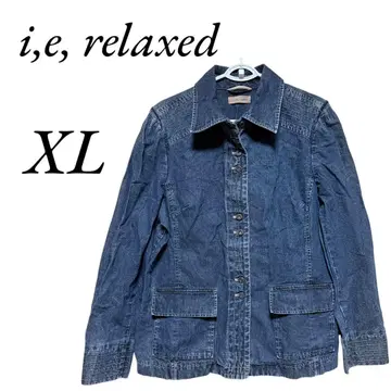 오버 사이즈 데님 자켓 G 다크 블루 XL 자켓