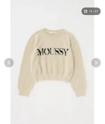 MOUSSY 포근포근 니트 스웨터