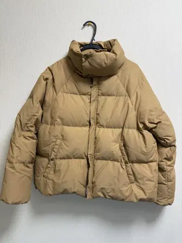 Spick and Span 베이지 다운 자켓 스탠드 카라