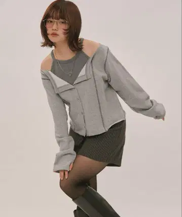 loin nuit 로완뉴이 레이어드 디자인 스웨트