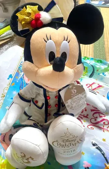 도쿄 디즈니 리조트 디즈니씨 크리스마스 2018 미니 봉제 인형