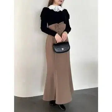 [ 새상품급 ] 벨티드 머메이드 스커트 SNIDEL 00