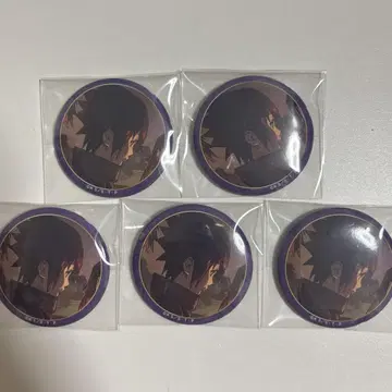 NARUTO 우치하 사스케 캔뱃지 5개 세트