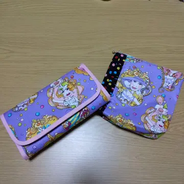 레어 원단 롤라라이 해리스 생활비 장지갑 핸드메이드
