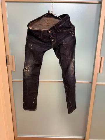 DSQUARED2 데미지 가공 스키니 데님