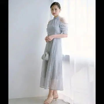 snidel 디자인 슬리브 레이스 드레스 S 사이즈