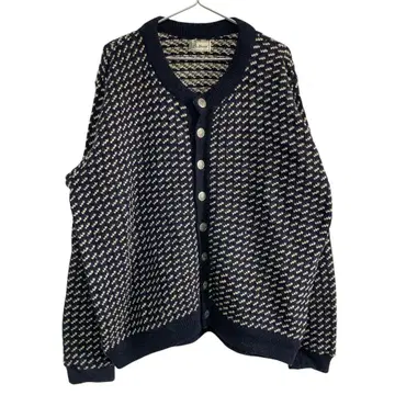 70~80s 엘엘빈 바즈아이 가디건 노르웨이산 XL