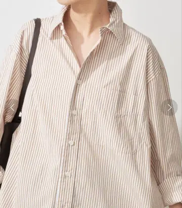 Spick and Span 코튼 브로드 와이드 스퀘어 셔츠