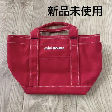 미키하우스 토트백 빨간색 백 레드