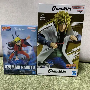 NARUTO 돌풍전 나미카제 미나토 나루토 피규어 2체 세트