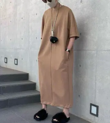 로렌 Loren 반팔 롱 원피스 티셔츠
