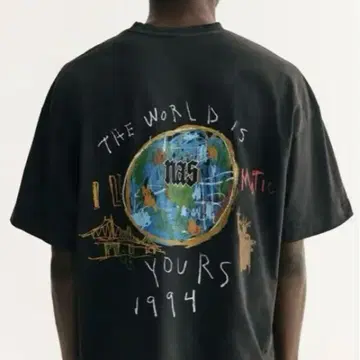 NAS THE WORLD IS YOURS 티셔츠 1994 H&M