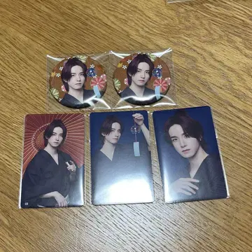 JO1 사토 케이고 트레이딩 카드 캔뱃지 세트
