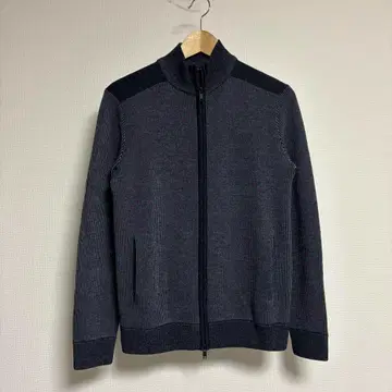 띠어리 다크 그레이 네이비 지퍼 니트 스웨터 xs