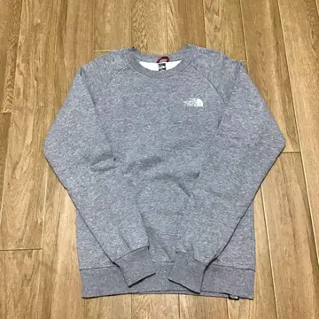 THE NORTH FACE 그레이 크루넥 맨투맨 S