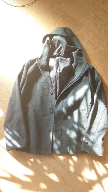 컴시즘 남성용 M 후드 부착 코트 내 포켓 포함