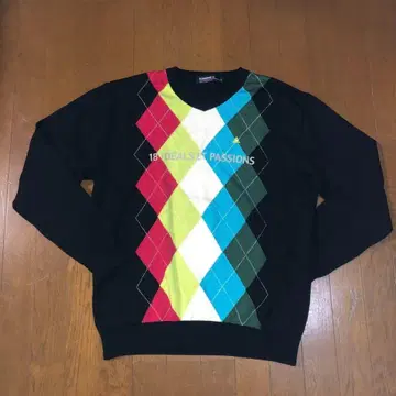 세련된 인기 르꼬끄 골프 V넥 스웨터