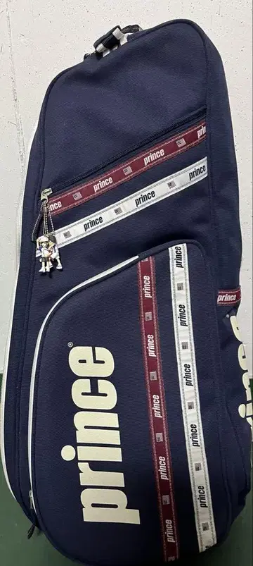 prince 프린스 네이비 라켓백 경식 라켓 2개 세트