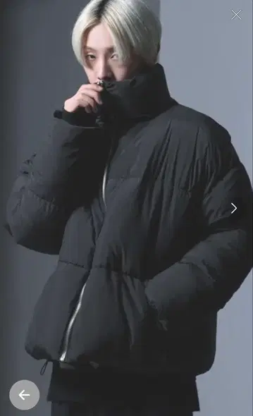 GOC 패딩 자켓 보아 블루종