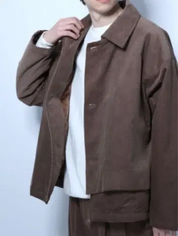 코듀로이 블루종 HARE. S