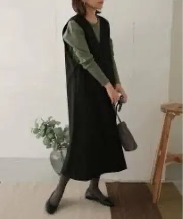 어반 리서치 도어스 스트레이트 라인 오버롤 스커트