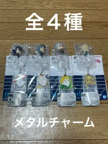 죠죠 콜렉션 캡슐 피규어 RE-03 4종 & 메탈 참 세트