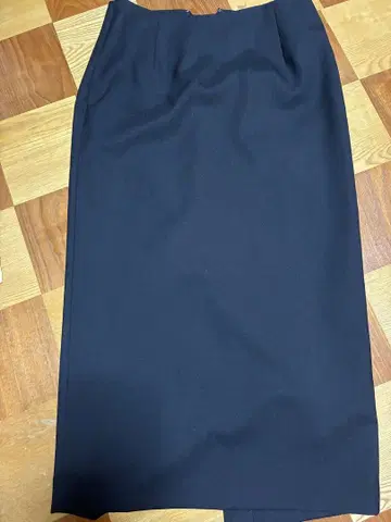 르쉘 블루 펜슬 스커트 슬릿 블랙 38