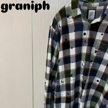 graniph 우주 패턴 셔츠