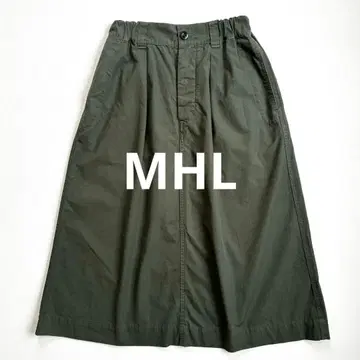 마가렛호웰 MHL 파인 컴팩트 코튼 포플린 스커트