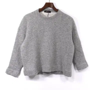 STUNNING LURE 쿨넥 니트 스웨터 그레이 M