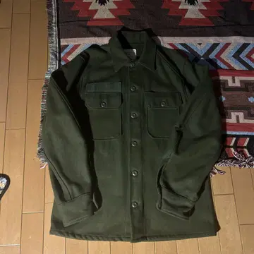 80s U.S. ARMY 울 나일론 셔츠 sizseM cpo