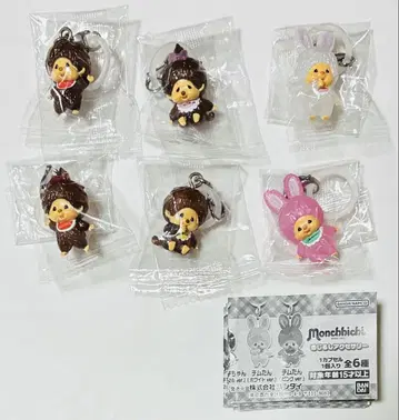 몬치치 메지루시 액세서리 가챠 전 6종 컴플리트 세트