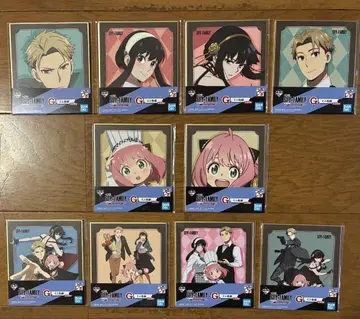 제일복권 스파이 패밀리 미니 색지 전 10종