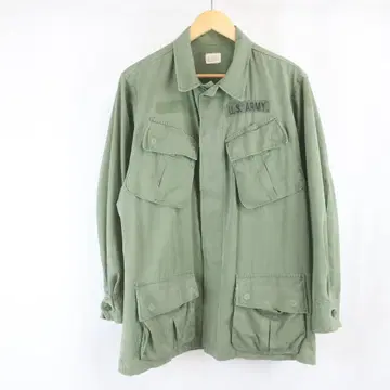 60s VINTAGE USARMY 정글 퍼티그 자켓 구제 의류