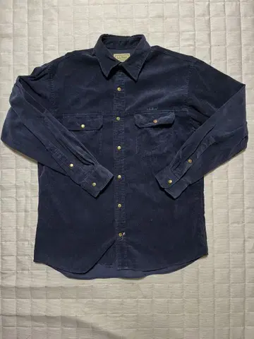 L.L.Bean 네이비 코듀로이 셔츠