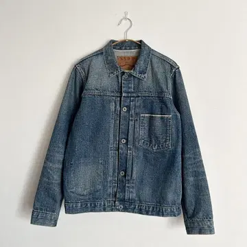 FUCT SSDD 오카야마 데님 자켓 1st 타입 신치 벨트 셀비지